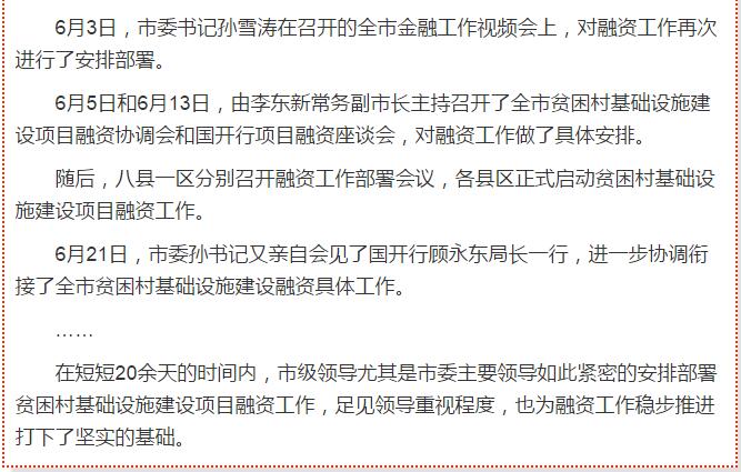 國開行支持貧困村基礎(chǔ)設(shè)施建設(shè)，隴南究竟能分得多大“蛋糕”？