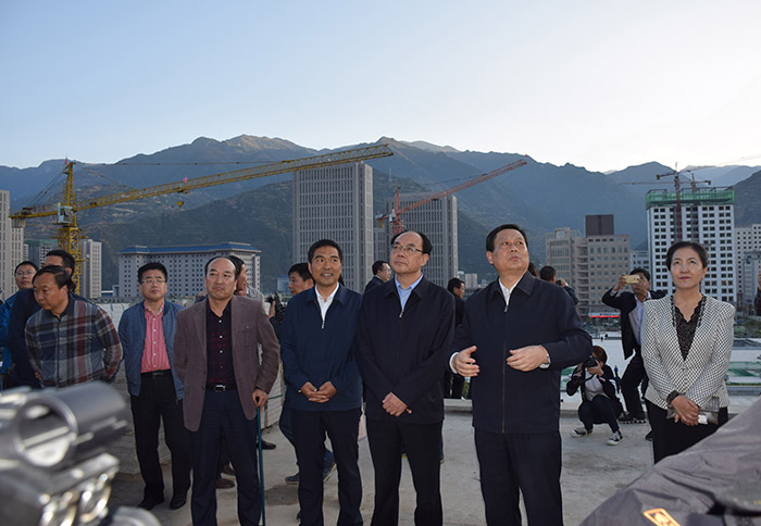 全國、省市政協(xié)委員體驗蘭渝鐵路、視察階州廣場